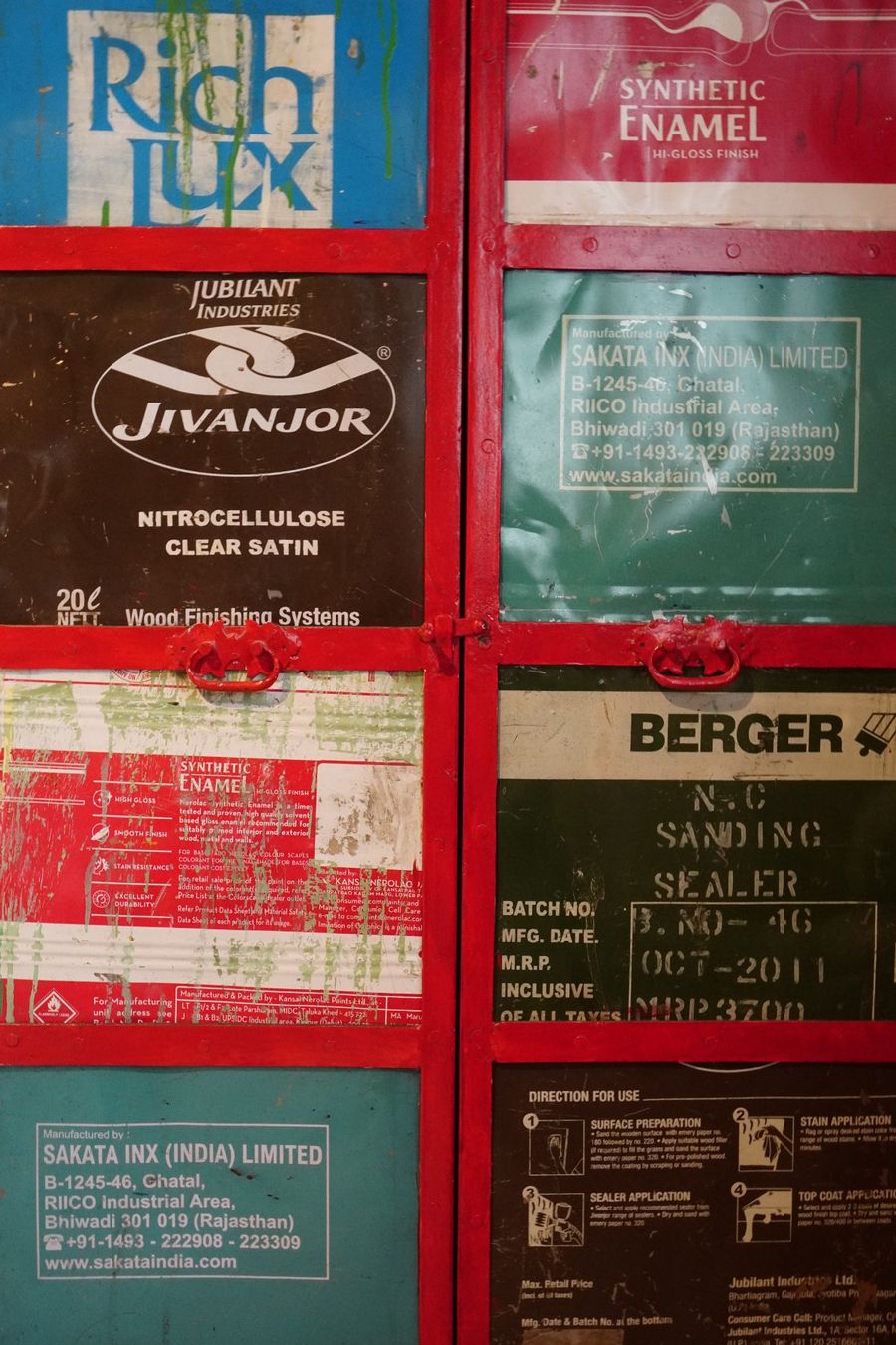 Kommoden: Metall Kommode "Underground" im Container Look (rot) – Gebraucht aus Bretzwil von mar_5x7b 3