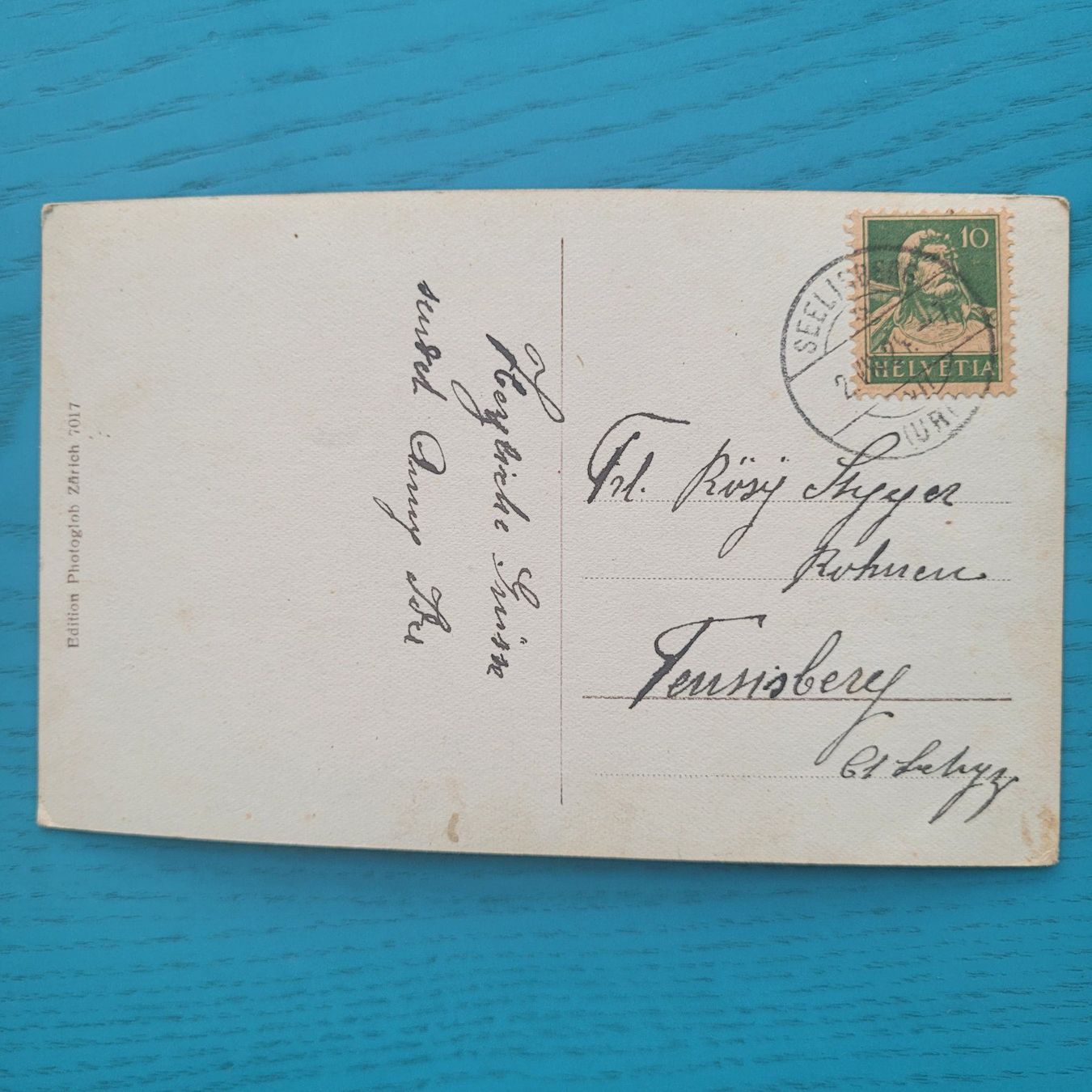 Cartoline postali: Seelisberg- Bahn Treib  1924 – Usato da SCHÜBELBACH venduto da CoKaHa 1