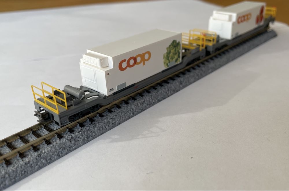 Kato Rhb 2 Containerwagen Coop (Gebraucht) in Kleinandelfingen für CHF ...