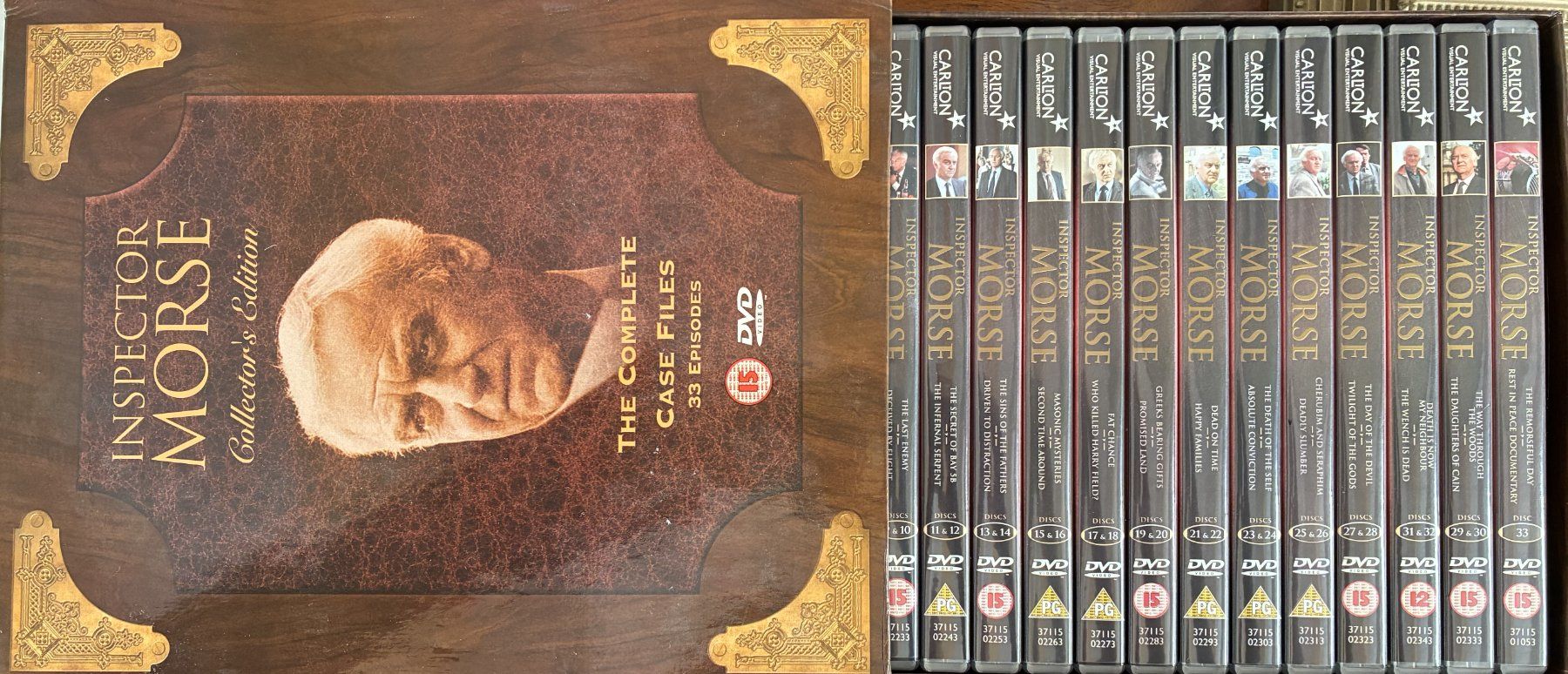 Alle DVDs: Inspector Morse The Complete Case Files 33 DVD Boxset – Gebraucht aus Ringgenberg BE von ziggythecat 3