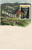 Grus aus BONADUZ GR sehr schöne AK gel. 1899!