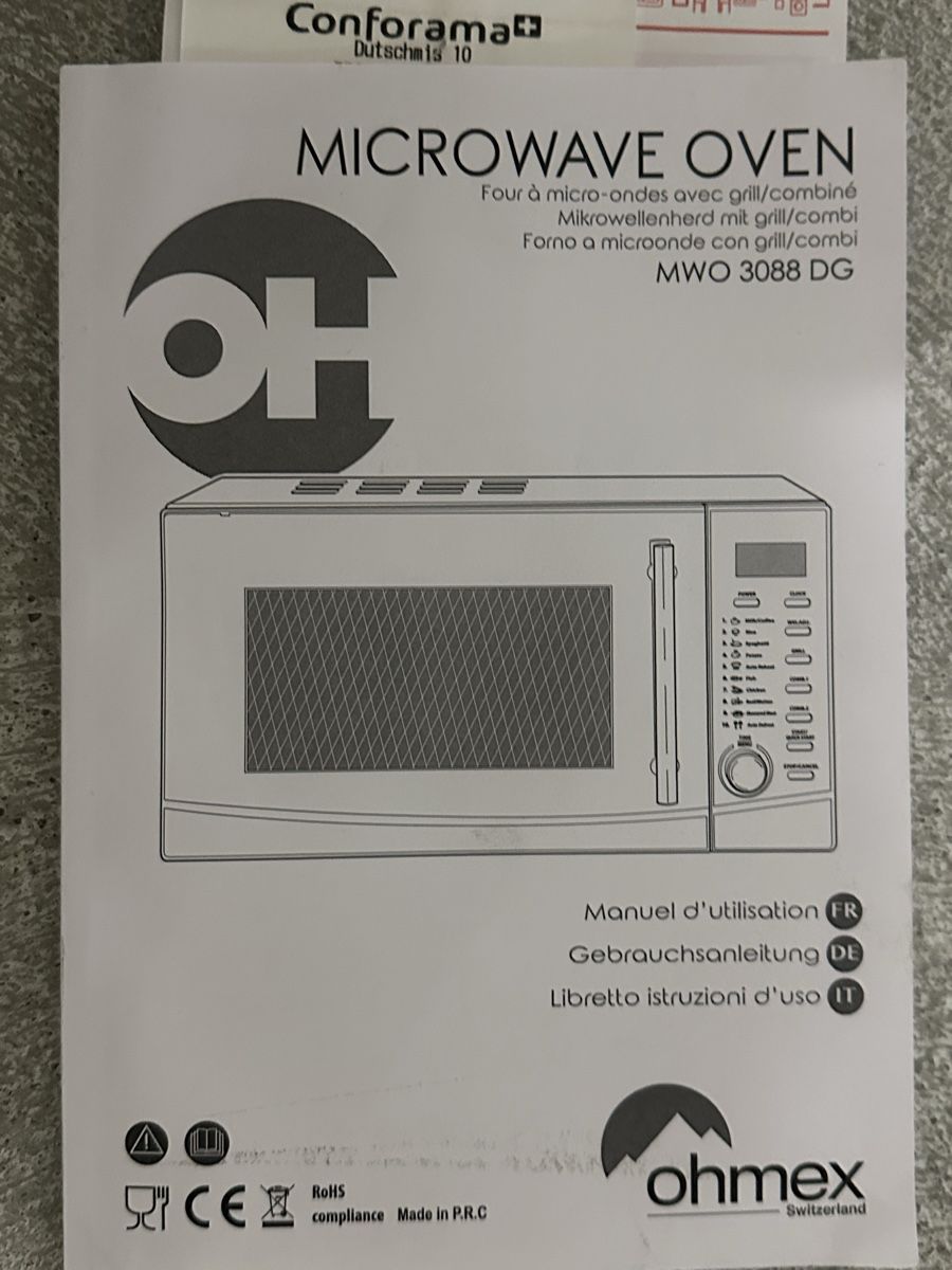 Küchengeräte: Mikrowelle – Neu (gemäss Beschreibung) aus Gontenschwil von Yoyo7555 1