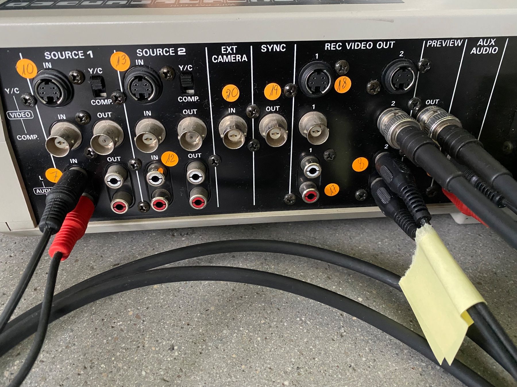 Panasonic Console di mixaggio: Panasonic WJ-MX12 Mixer – Usato da Anglikon venduto da Couture-Shop 3