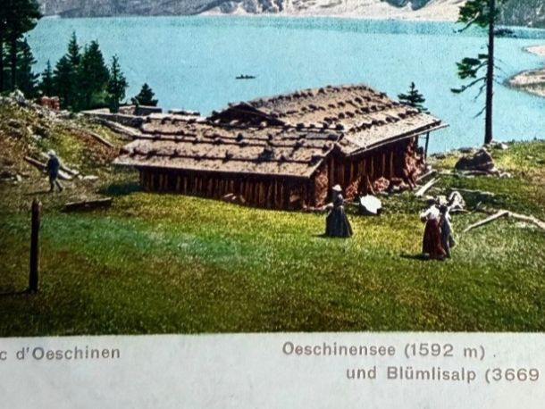 Cartoline postali: Oeschinensee Vers 1900... Animée – Usato da Lutry venduto da Ediego 1