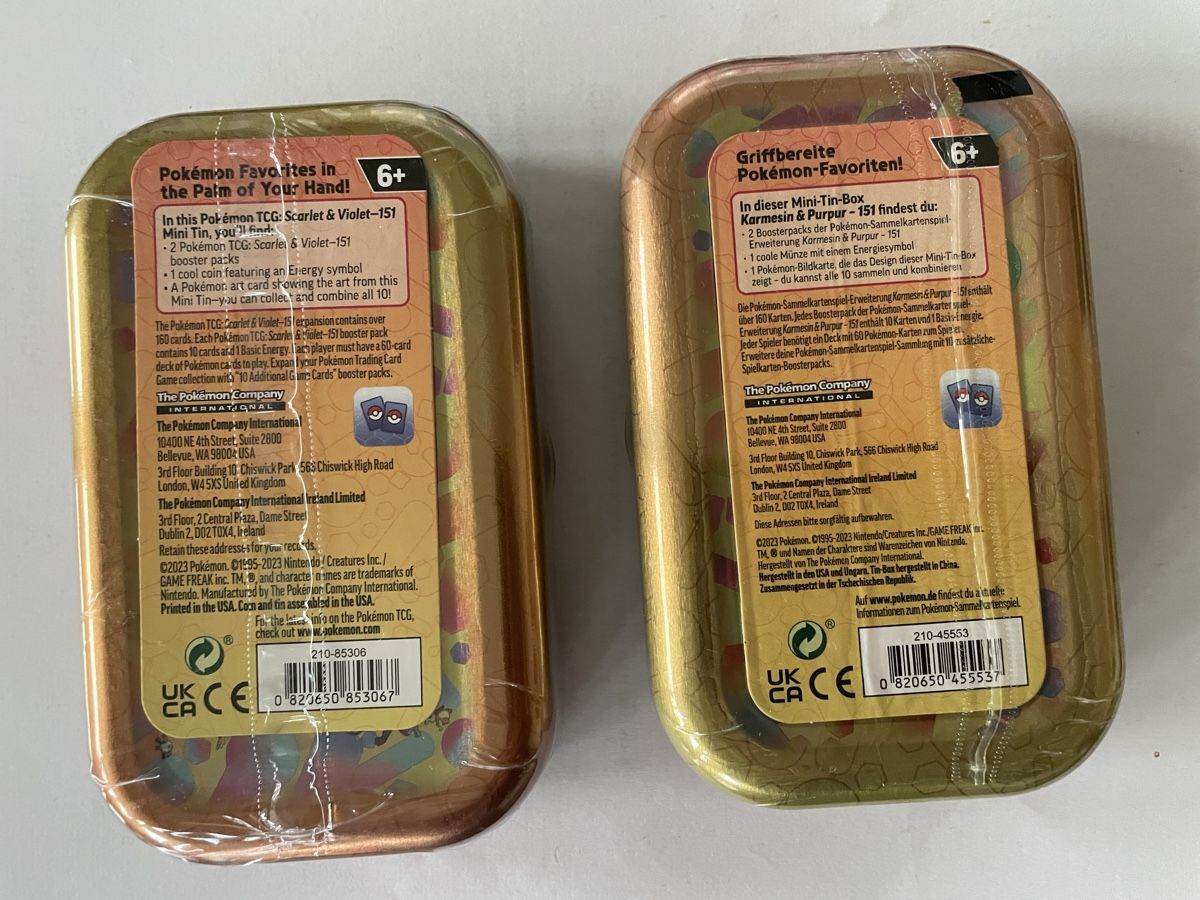 Pokémon Carte collezionabili: Pokemon 151 Mini Tin EN/ DE – Nuovo e nell'imballaggio originale da Wallisellen venduto da ale_v9vd 1