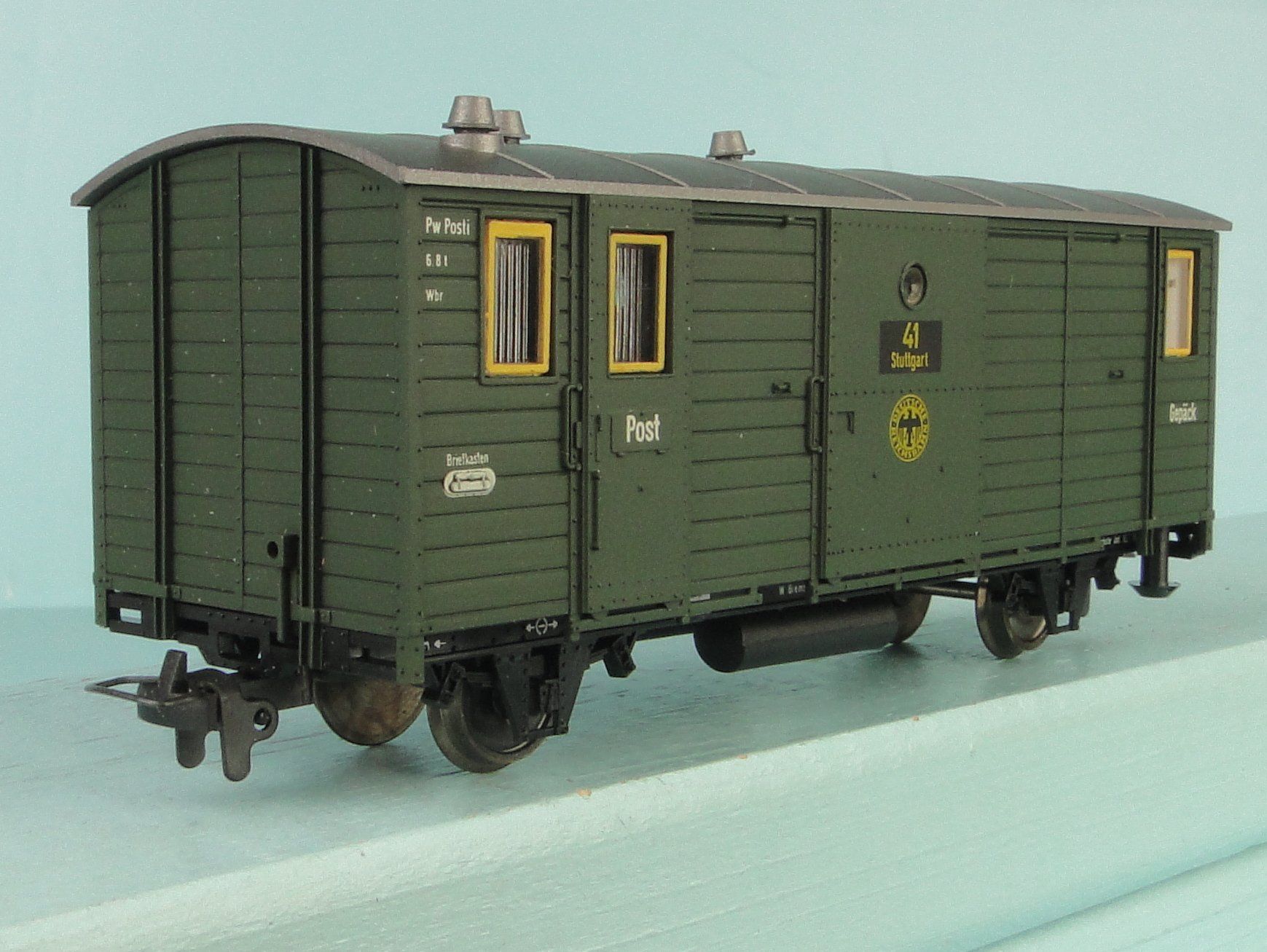 Bemo Modelleisenbahnen: Bemo H0m 3601 DR Postwagen, NEU – Gebraucht aus Bülach von cann11 5