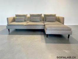 Ecksofa Pasatell-Silber mit Gratis Lieferung