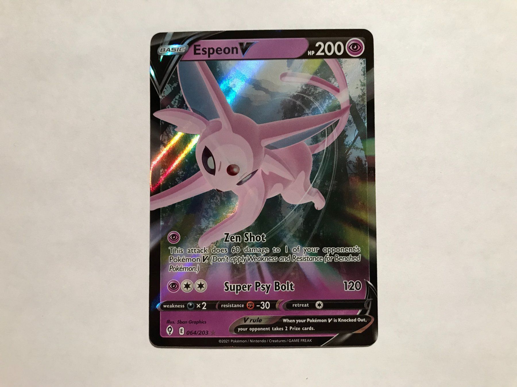 Pokémon Carte collezionabili: Espeon V – Usato da Hagendorn venduto da Pokecollectorch 1