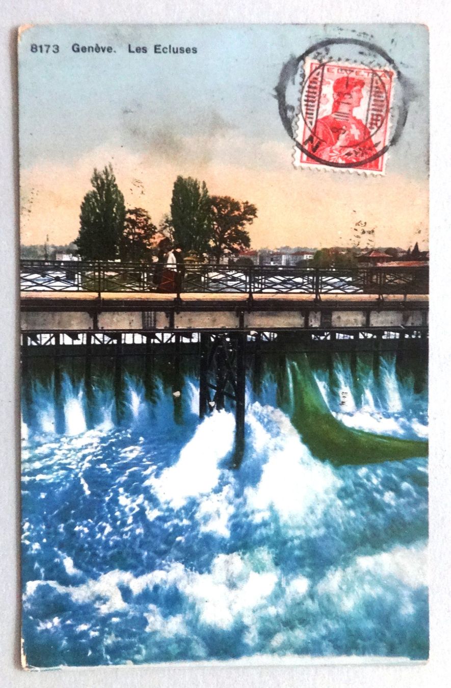 Cartoline postali: Genève - Les Ecluses – Usato da Fétigny venduto da Billy2miny