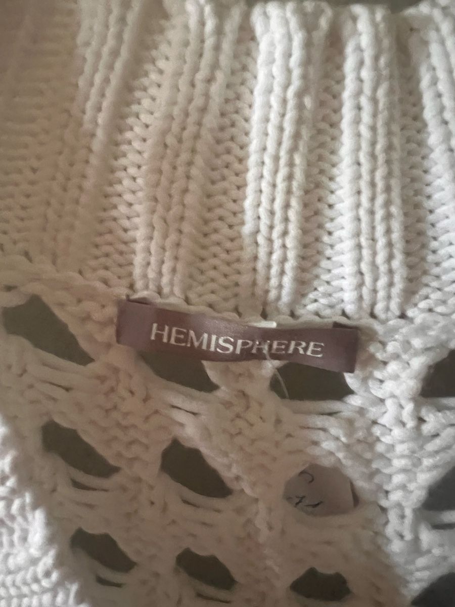 Hemisphere Giacche: Strickjacke Hemisphere, Gr. M, weiss – Usato da Solothurn venduto da Brini06 1