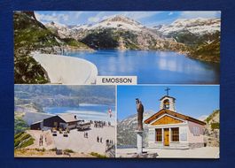 Ansichtskarte Emosson barrage et lac, gest. 1972
