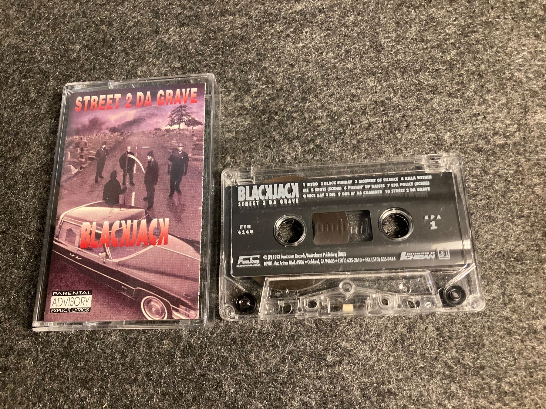Kompaktkassetten: Blackjack - Street 2 Da Grave (MC) – Gebraucht aus Fribourg von Karushi 3