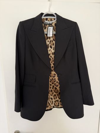 Dolce Gabbana Blazer Schwarz Grösse 40IT/ 36-38D hoher NP