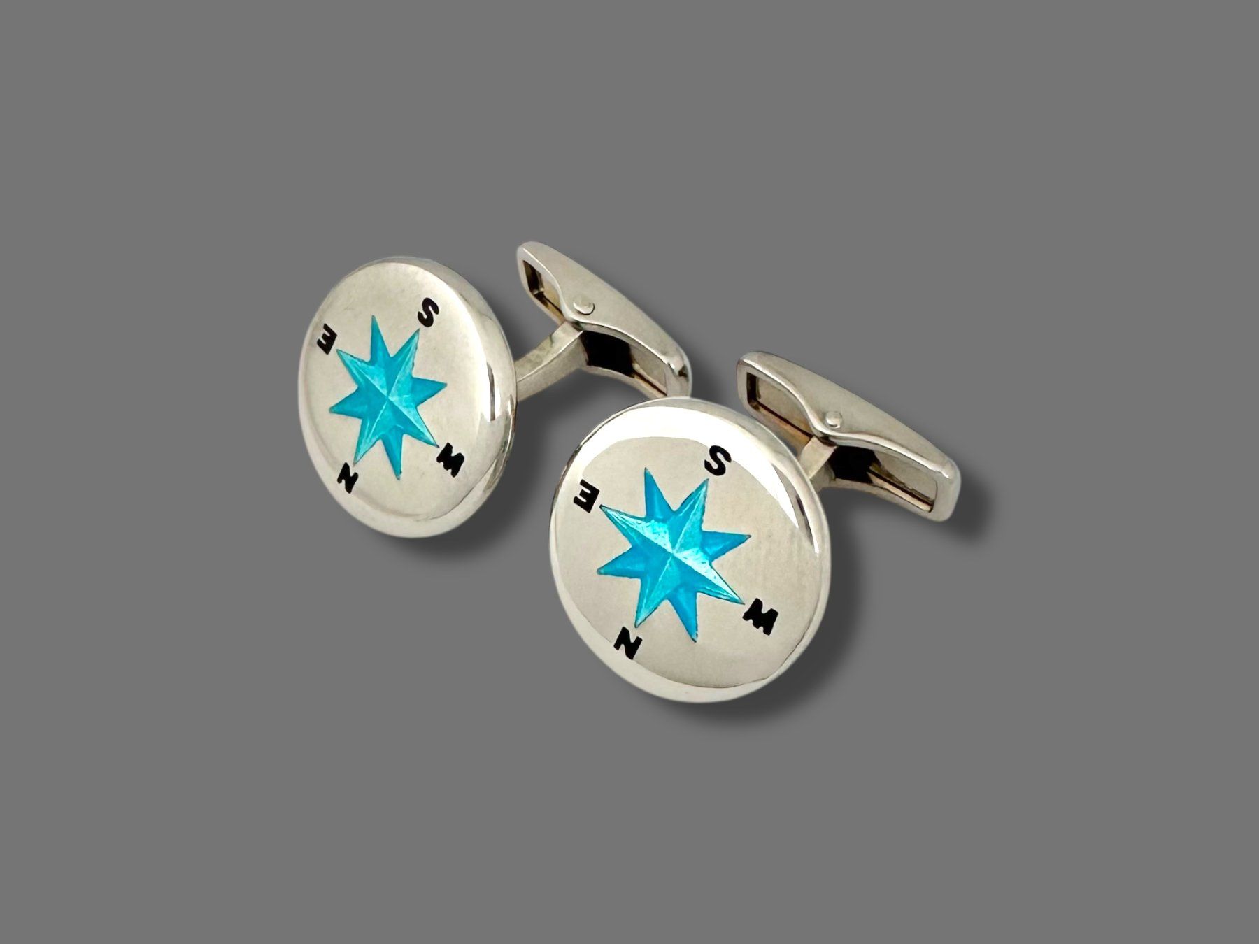 Dunhill Gemelli: Dunhill Sterling Silber - Vintage Cufflinks – Usato da Zuzwil SG venduto da artimmo 2