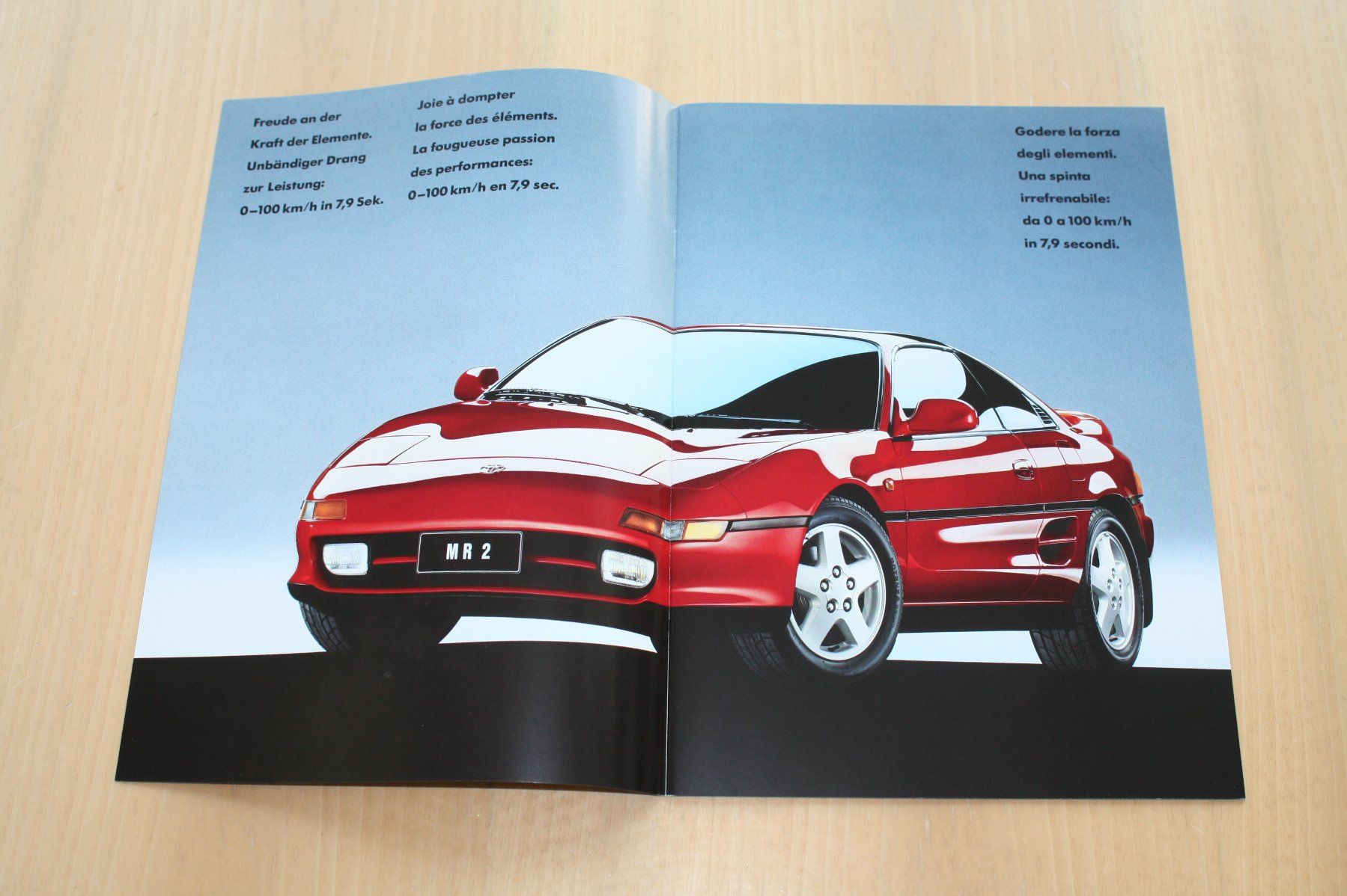 Toyota Documenti: Toyota MR2 Prospekt CH Prospekt 1992 – Usato da Wikon venduto da erwin400 1