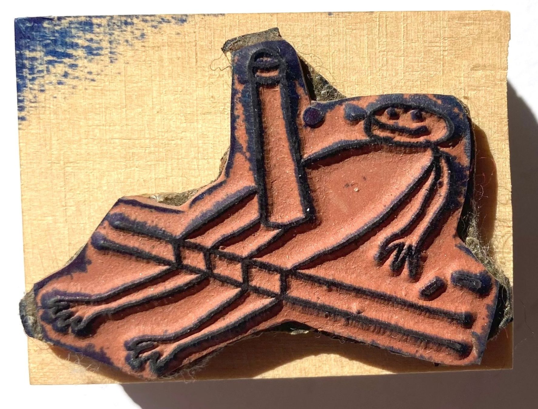 Stempel: 🌟 Witziger erotischer Stempel Mann Männchen Pfosten 🌟 – Gebraucht aus Gebenstorf von Sternthaler 1