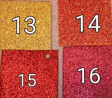 Moosgummi glitterato 