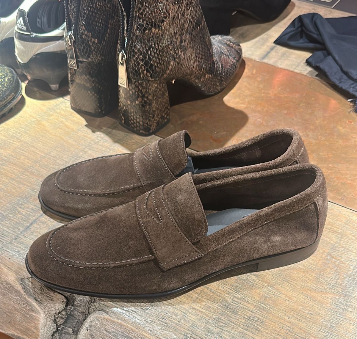 Boggi Scarpe da uomo: Mocassins daim marron , taille 40 – Nuovo e nell'imballaggio originale da Courroux venduto da lan_5f9f