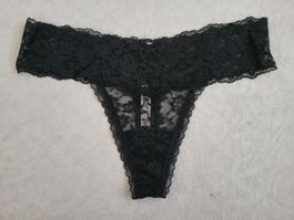 Victoria's Secret String Posey Spitze in M Schwarz 🖤