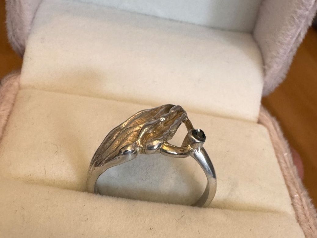 Anelli: Vintage Silberring S925 mit blauem Stein Gr.56 – Usato da Zürich venduto da hanna1990 3