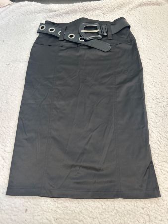 Midirock Casual Rock Elegant schwarz Figurbetont Gr M NEU