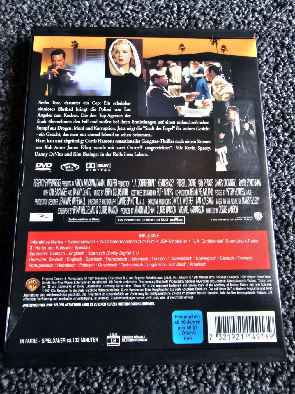 Tutti i DVDs: DVD L.A. Confidential (21329) – Usato da Ruswil venduto da jan_bxl5 1