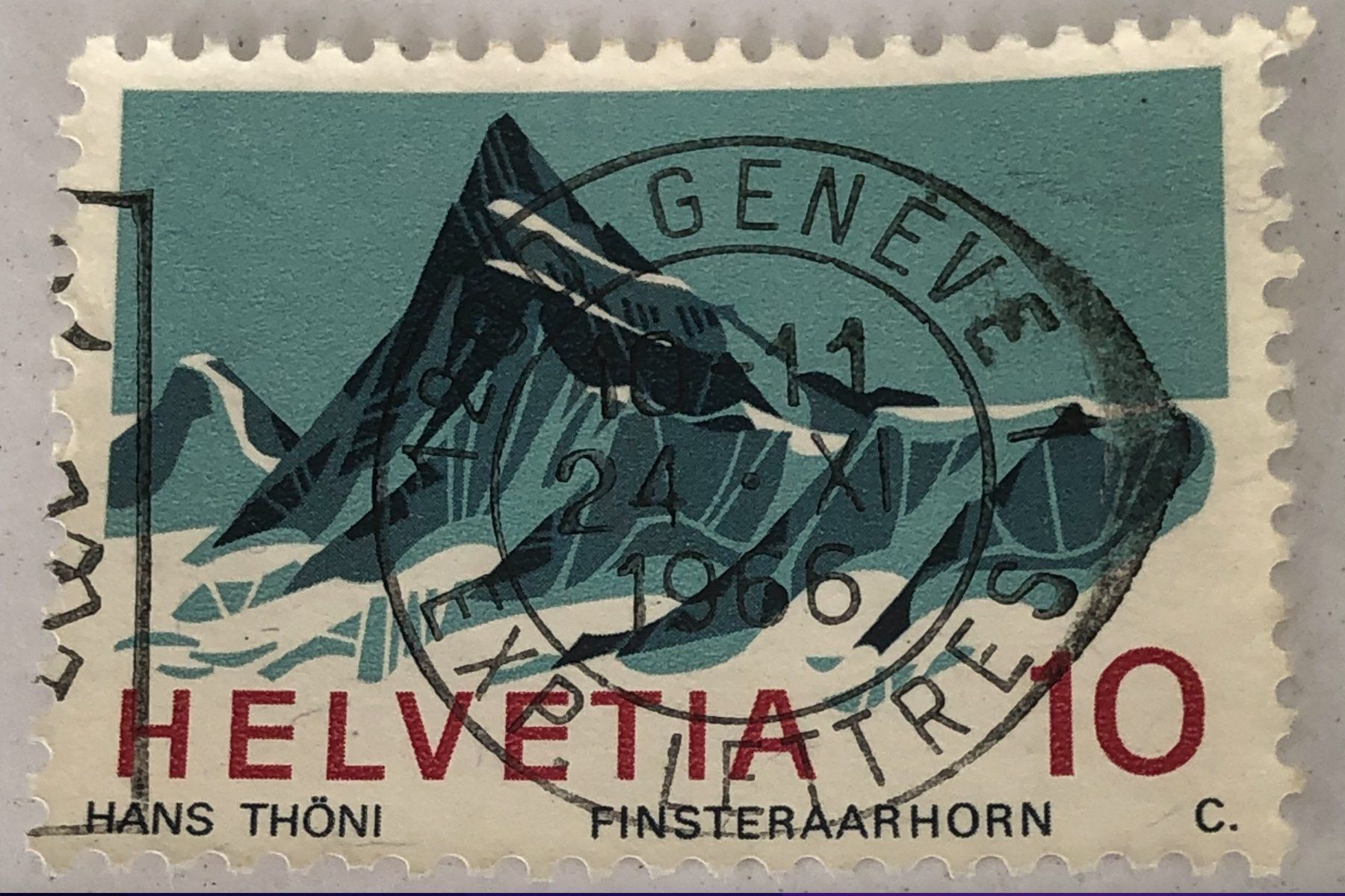 Tutti i francobolli: Nr. 445 Vollstempel Geneve – Usato da Aarau venduto da Billa007