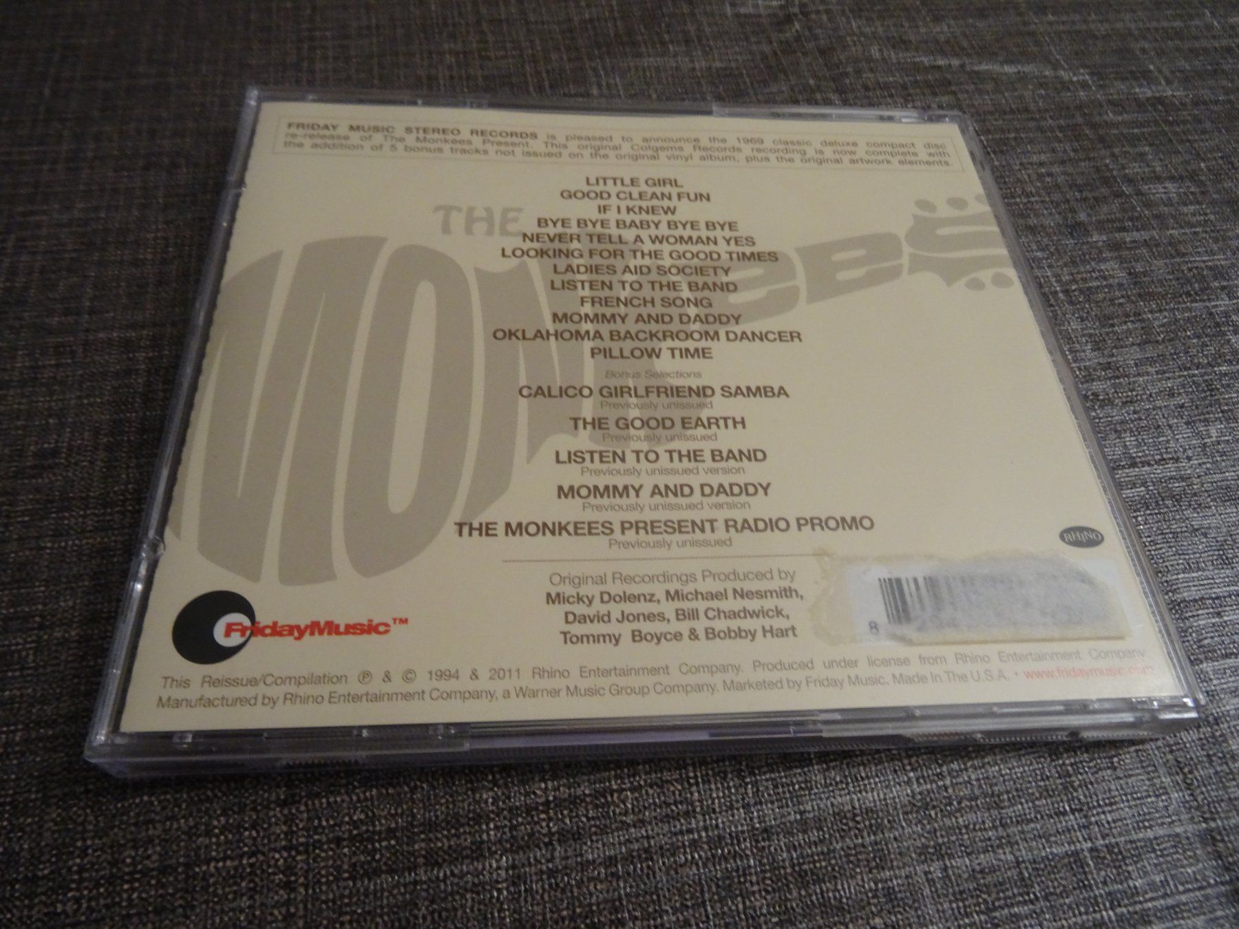 CD: The Monkees - The Monkees present CD – Usato da Olten venduto da Disc-Ausverkauf 1