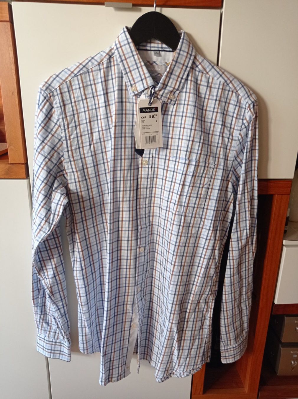 Maddison Camicie: Neues Hemd von Maddison – Nuovo e nell'imballaggio originale da Schaffhausen venduto da Jaggi