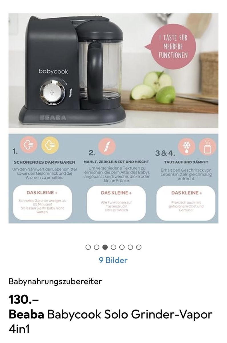 Béaba Appareils de cuisine: Beaba babycook – D'occasion à Balterswil par Drilonna 6