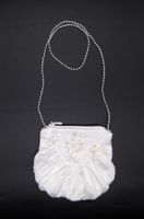 Kleine(r) Tasche/Beutel für die Braut, weiss, neuwertig