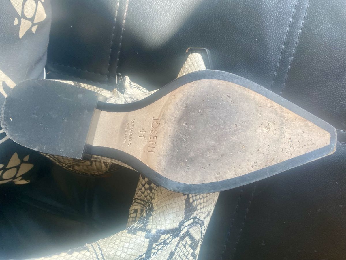 Scarpe da donna: JOSEPH Schlangenlederoptik Cowboy Boots 41neu – Nuovo (secondo la descrizione) da Matten b. Interl venduto da Kings-Fashion 5