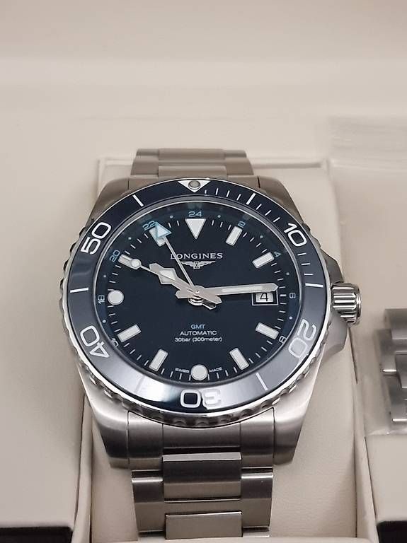 Longines Orologi: LONGINES HydroConquest GMT 41mm blau – Usato da Reinach AG venduto da Suzuki34