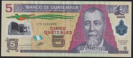 Guatemala 5 Quetzales 2012