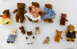 12 Stück Sylvanian Families Figuren / Bärenwald Simba