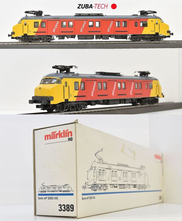 Locomotive électrique Märklin 3389 - NS Série 3000 - H0 - Analogique - Occasion