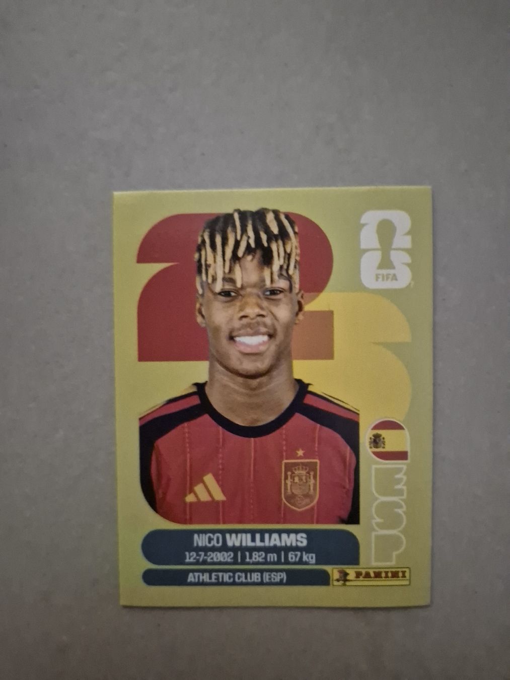 Panini Carte collezionabili: WM Panini ESP 17 Nico Williams – Nuovo (secondo la descrizione) da Volketswil venduto da 2000ra