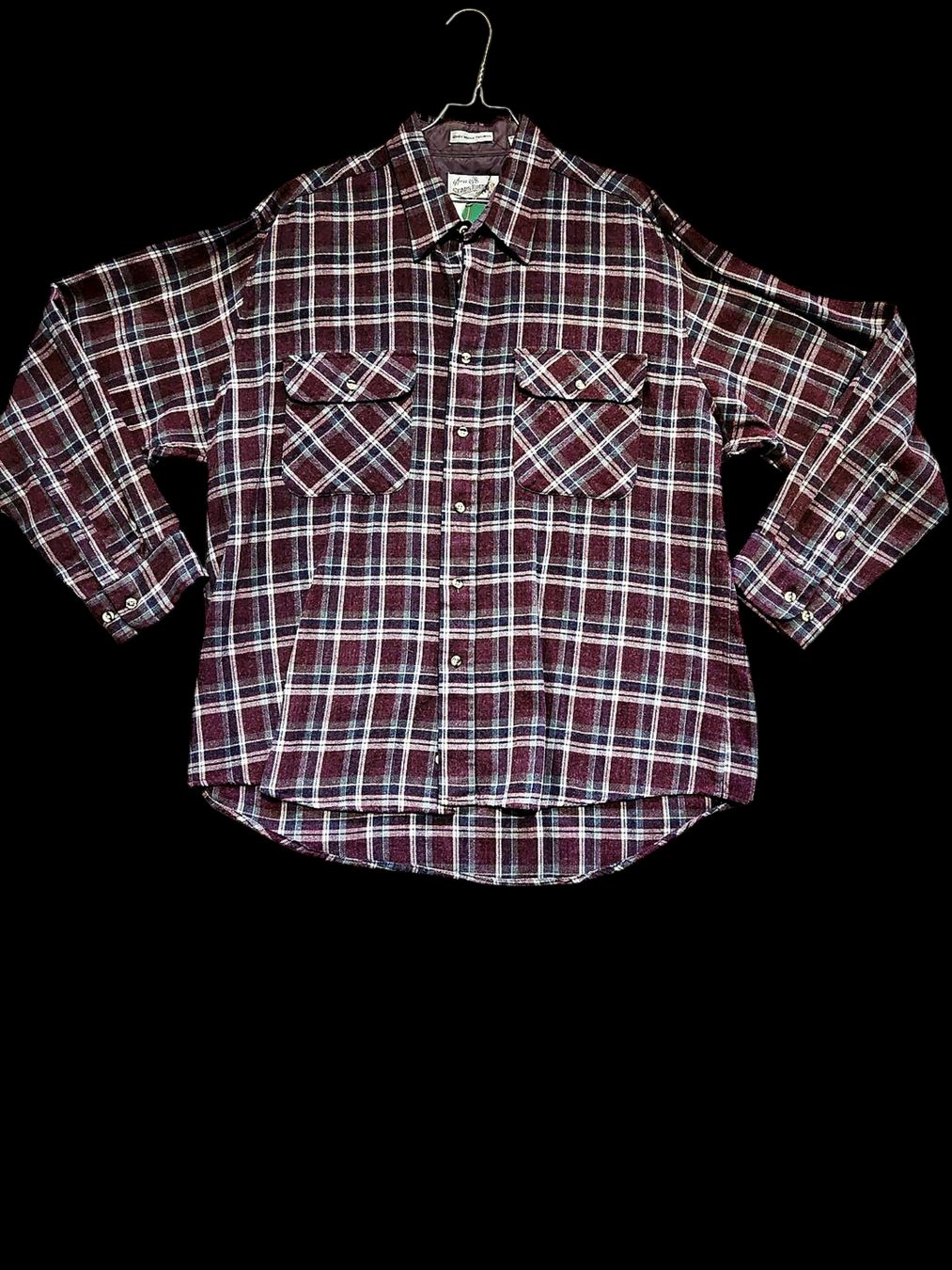 Camicie: Vintage Sears Roebuck Kariertes Flanell-Button-Down-Hemd - – Usato da Zug venduto da vinokilo 1