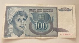 Jugoslawien 100 Dinar 1992
