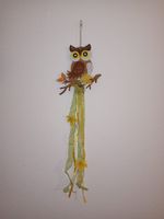 Herbstliche Eule Wanddeko, liebevolle Handarbeit, Top!