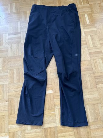4F Halny Trekkinghose Herren, Regularfit, Schwartz, XL