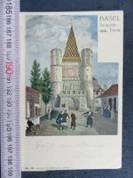 BASEL SPALEN-THOR 1840 AK BS GEL. 1900 WACHE SOLDATEN POLIZE