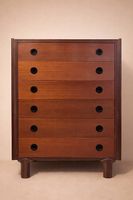 Italienische Mid-Century-Kommode aus Holz
