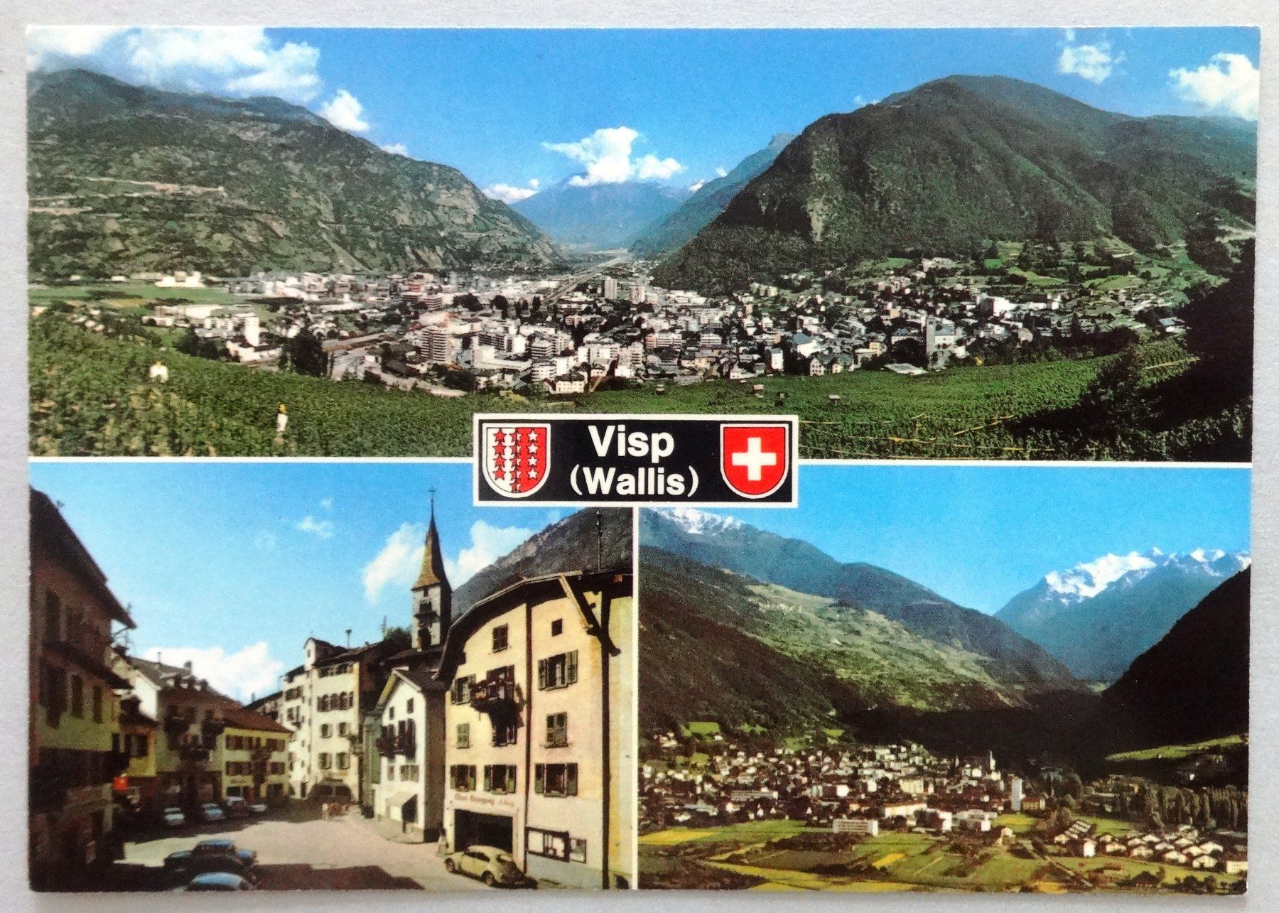 Cartoline postali: Visp (Wallis) – Usato da Fétigny venduto da Billy2miny