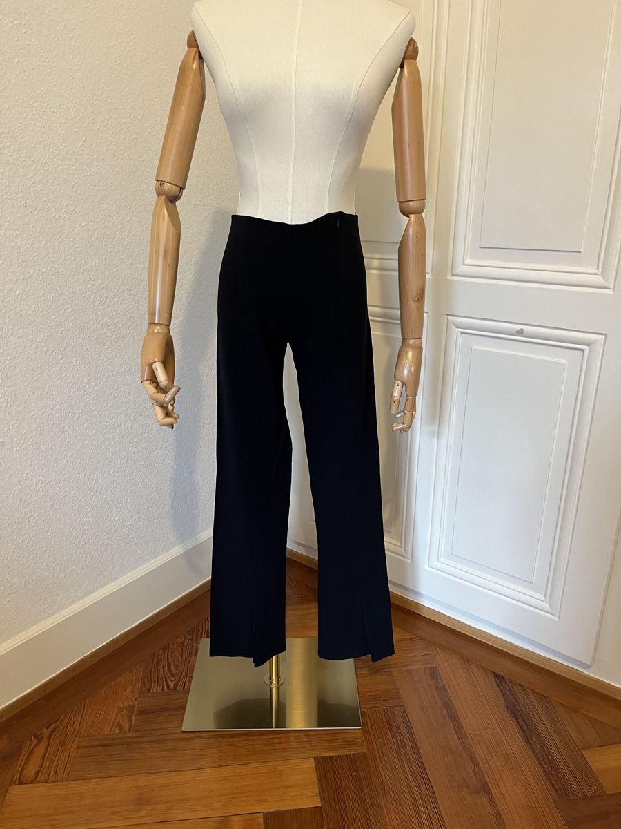 Pantaloni: Courrèges Paris Trousers, size 38, black wool, Fall style – Usato da Mies venduto da Nib2011 1