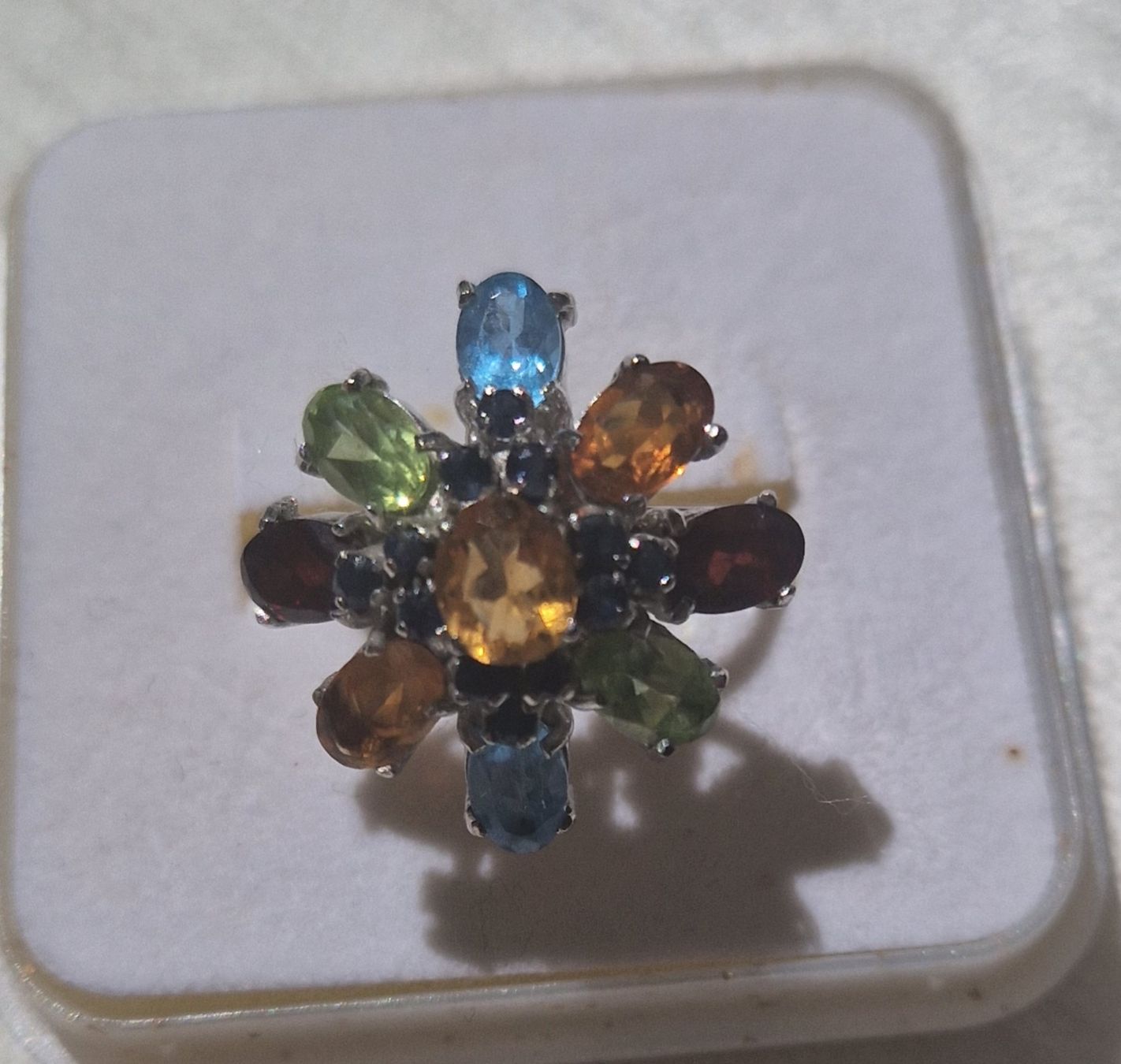 Ringe: Ring mit bunten Edelsteinen Gr. 53 – Neu (gemäss Beschreibung) aus Niederrohrdorf von Nicole430 2