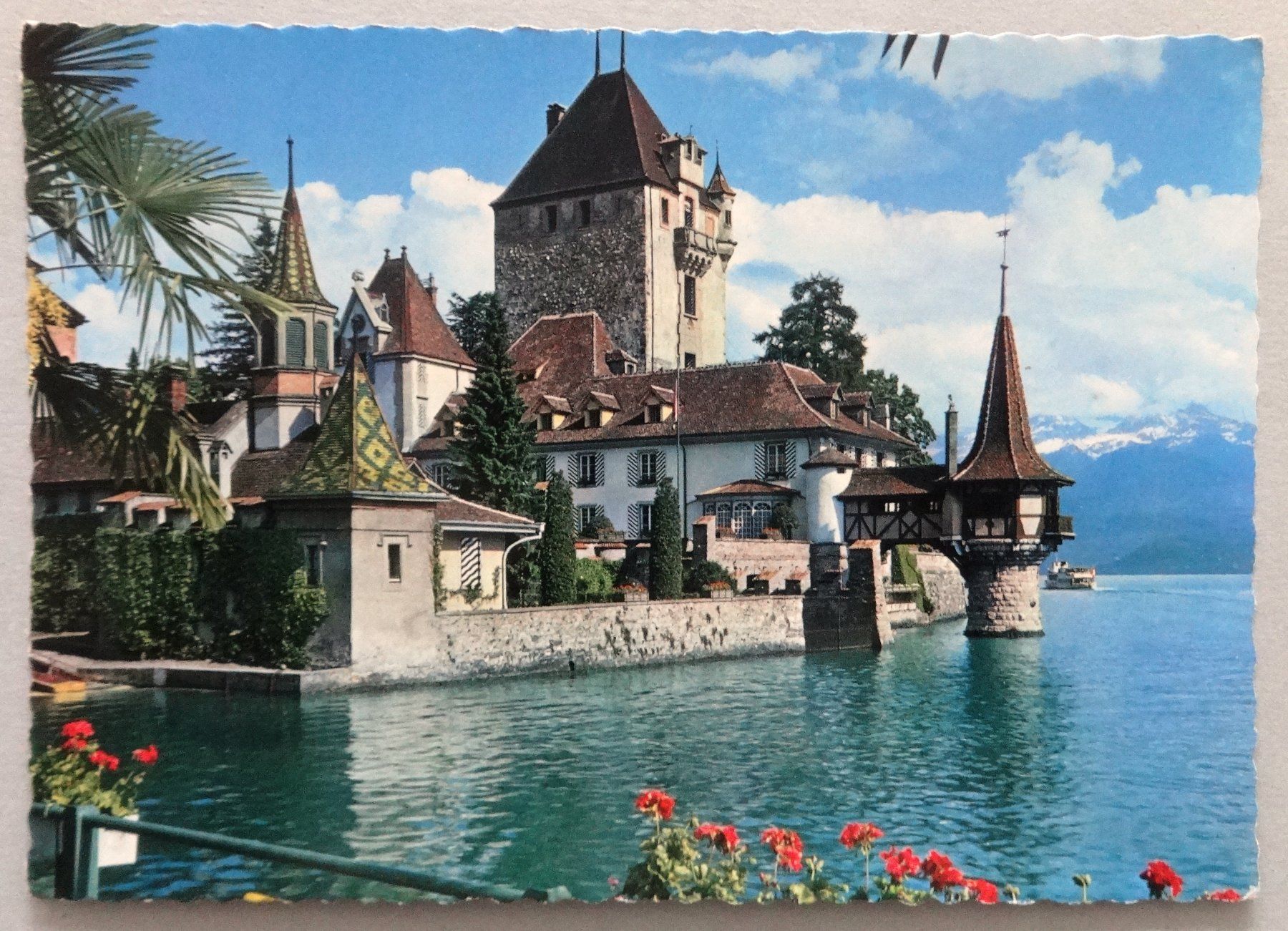 Ansichtskarten: Schloss Oberhofen – Gebraucht aus Fétigny von