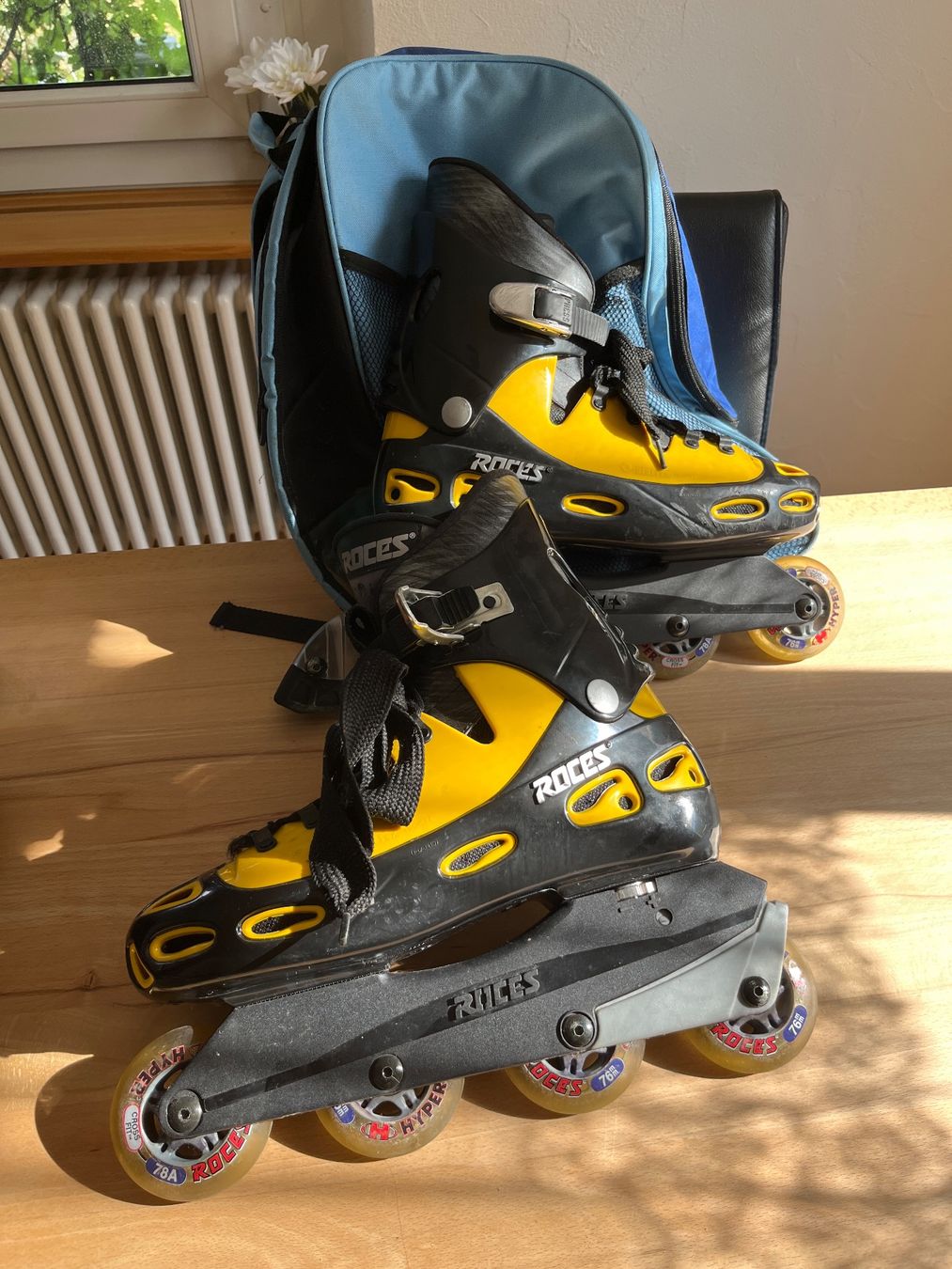 Inline-Skating & Rollschuhe: Rollerblades, Grösse 43, Roces 76mm – Gebraucht aus Horgen von Flacito