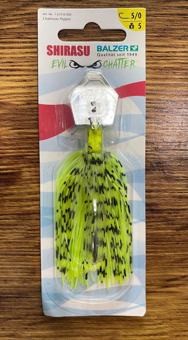 Balzer Esche: BALZER Shirasu Evil Chatterbait Gr.5/0 5g – Nuovo e nell'imballaggio originale da Widnau venduto da Fishingtackle_Oggy