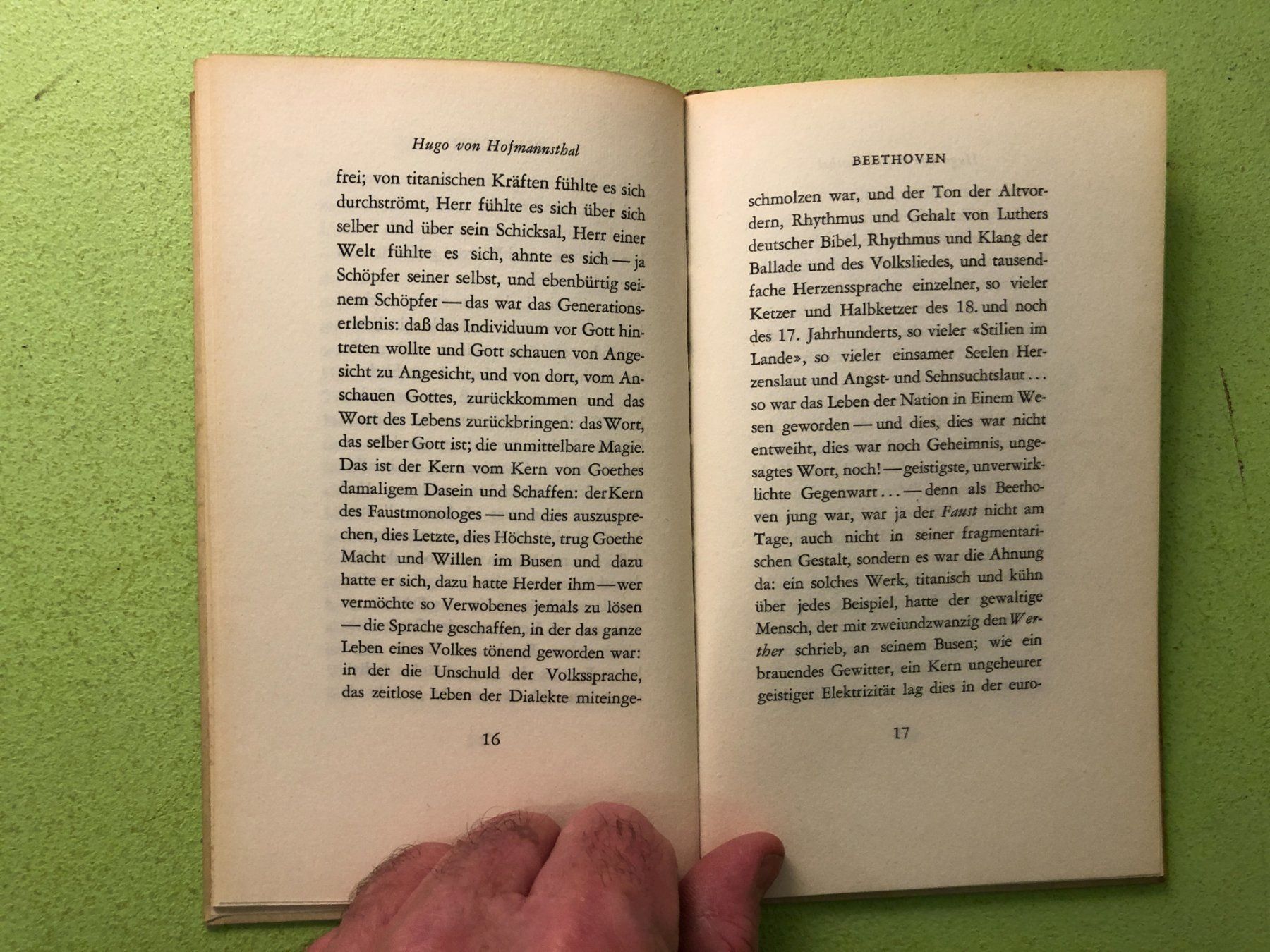 Libri: Hugo v. Hofmannsthal: Beethoven. Rede – Usato da Zürich venduto da allp 5